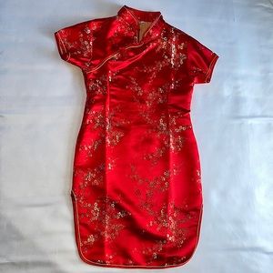 Unbranded ~ Girls Silk/Polyester blend traditional Chinese Dress ~ size 10